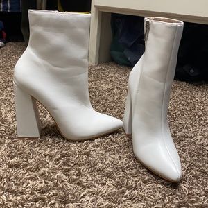 White boots